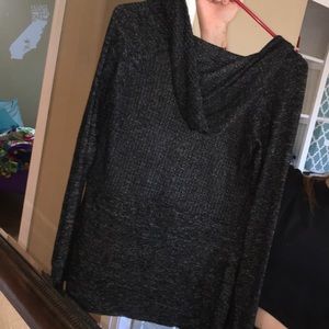 Mud light dark grey sweater size small.